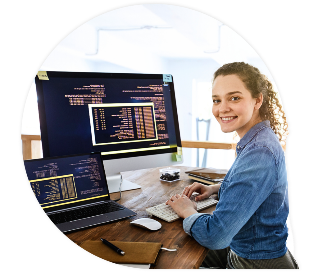 Young Asian Woman Suit Sitting Desk Office Using Smartphone 1 (5)